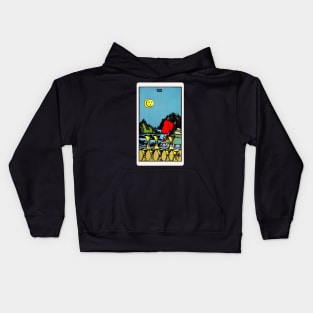 Card #43 - Eight Of Cups - Rider Waite Smith Tarot Kids Hoodie